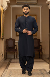MEN KAMEEZ SHALWAR NAVY BLUE