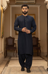 MEN KAMEEZ SHALWAR NAVY BLUE