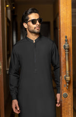 MEN KAMEEZ SHALWAR BLACK