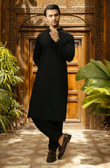 MEN KAMEEZ SHALWAR BLACK
