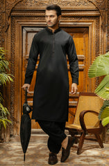 MEN KAMEEZ SHALWAR BLACK