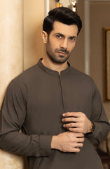 MEN KAMEEZ SHALWAR OLIVE GREEN