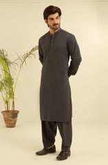 MEN KAMEEZ SHALWAR CHARCOAL