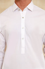 MEN KAMEEZ SHALWAR WHITE