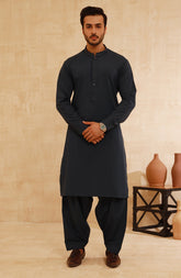 MEN KAMEEZ SHALWAR DEEP BLUE