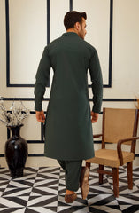 TEAL BLENDED KAMEEZ SHALWAR