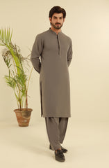 MEN KAMEEZ SHALWAR DARK GREY