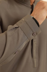 MEN KAMEEZ SHALWAR DARK GREY