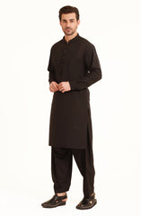 BLACK BLENDED KAMEEZ SHALWAR