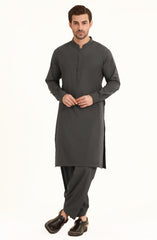 CHARCOAL BLENDED KAMEEZ SHALWAR