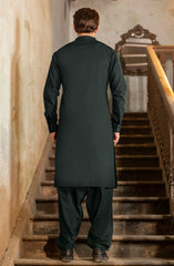 TEAL GREEN BLENDED KAMEEZ SHALWAR