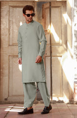 SEA GREEN BLENDED KAMEEZ SHALWAR