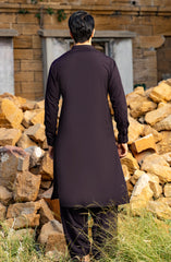 LIGHT BURGUNDY BLENDED EMBROIDERED KAMEEZ SHALWAR