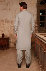 LATTE BLENDED EMBROIDERED KAMEEZ SHALWAR