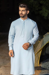 ICE BLUE BLENDED KAMEEZ SHALWAR
