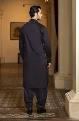 CHARCOAL 100% COTTON KAMEEZ SHALWAR