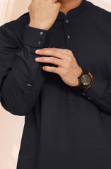 CHARCOAL BLENDED KAMEEZ SHALWAR