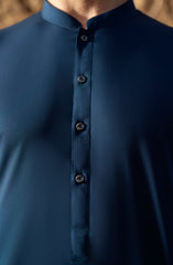NAVY 100% COTTON KAMEEZ SHALWAR