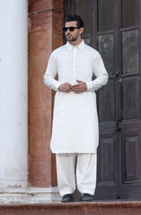 OFF-WHITE 100% COTTON KAMEEZ SHALWAR