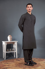 PURPLE KAMEEZ SHALWAR WITH WAIST COAT