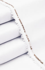 WHITE 100% COTTON UNSTITCHED