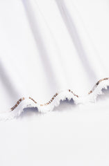 WHITE 100% COTTON UNSTITCHED