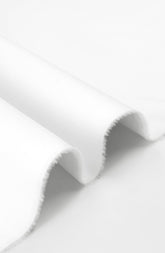 MTJ WHITE 100% COTTON UNSTITCHED