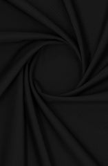 BLACK BLENDED UNSTITCHED