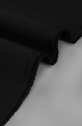 BLACK BLENDED UNSTITCHED