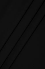 BLACK BLENDED UNSTITCHED