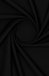 BLACK BLENDED UNSTITCHED