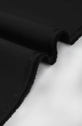 BLACK BLENDED UNSTITCHED