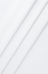 WHITE BLENDED UNSTITCHED