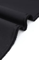 BLACK BLENDED UNSTITCHED