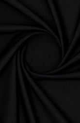 BLACK BLENDED UNSTITCHED