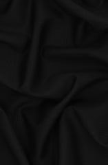 BLACK BLENDED UNSTITCHED