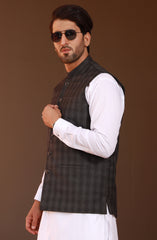 PRE WINTER'23 MEN WAISTCOAT FORMAL CHARCOAL