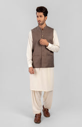 WINTER'23 MEN WAISTCOAT FORMAL OLIVE