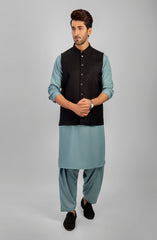 WINTER'23 MEN WAISTCOAT FORMAL BLACK