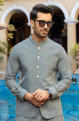 MEN WAISTCOAT FORMAL SAGE GREEN