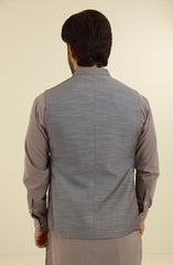 GREY BLENDED WAISTCOAT
