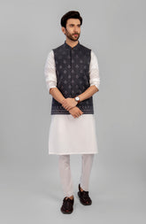 CHARCOAL FORMAL WAISTCOAT