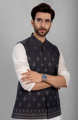 CHARCOAL FORMAL WAISTCOAT