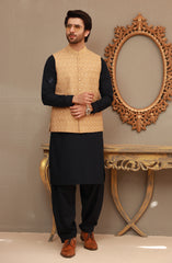 MEN WAISTCOAT FORMAL BEIGE