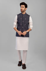 DARK GREY FORMAL WAISTCOAT