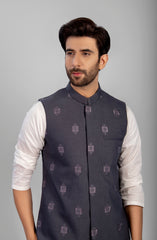 DARK GREY FORMAL WAISTCOAT