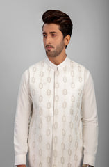 WINTER'23 MEN WAISTCOAT FORMAL WHITE