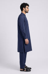 NAVY BLENDED KAMEEZ SHALWAR