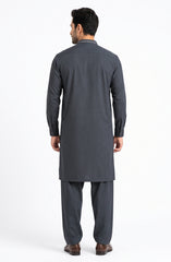 TEAL-GREEN BLENDED EMBROIDERED KAMEEZ SHALWAR