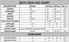 TEENS KURTA PAJAMA NAVY BLUE